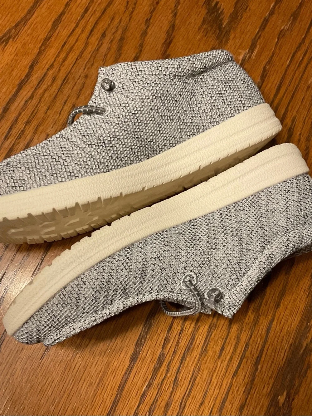Old Navy Kids Gray Woven Slip-On Loafers